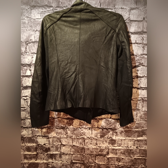Rachel Roy Genuine Lamb Leather Jacket sz Medium - Picture 2 of 2